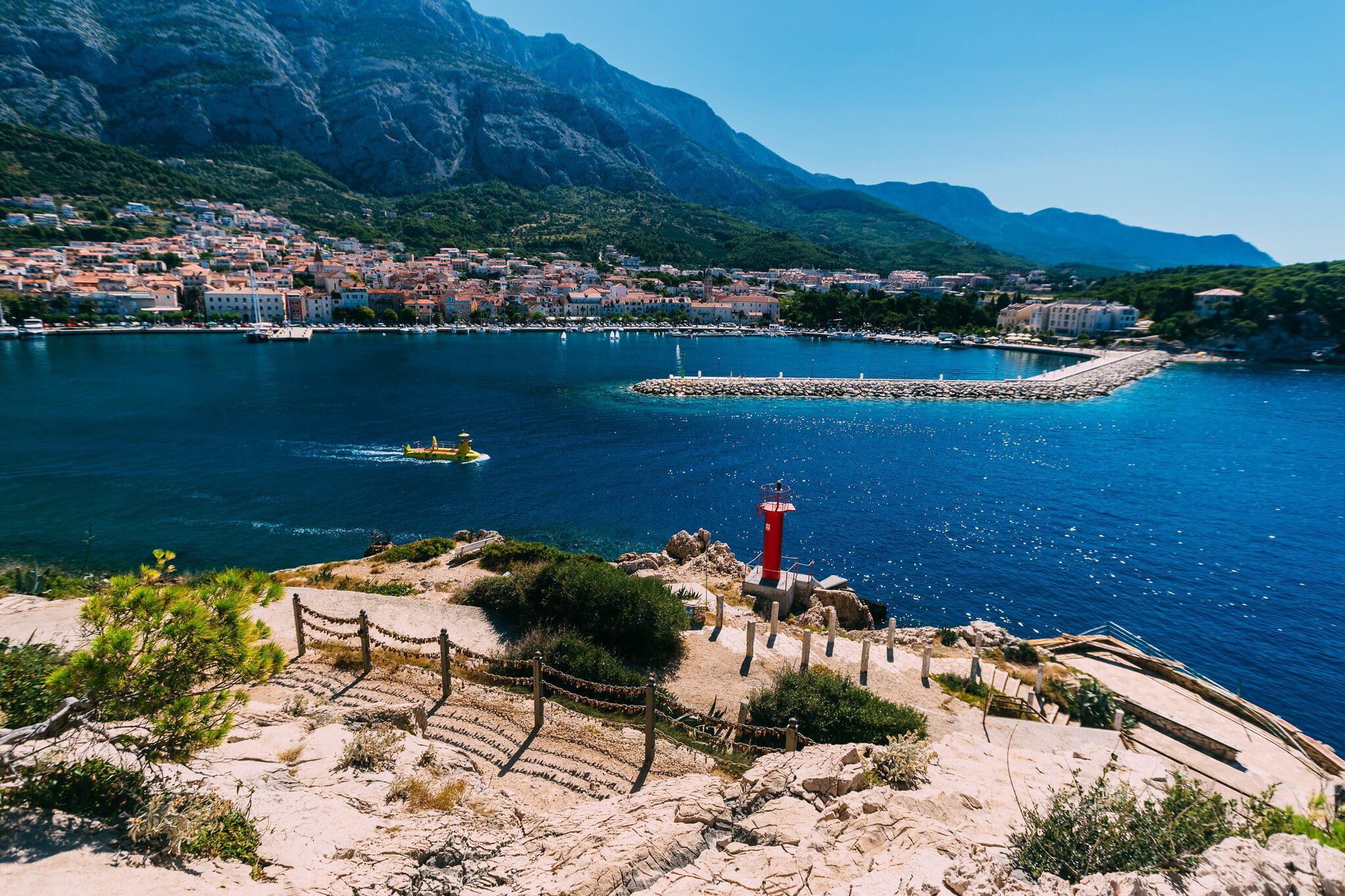 RÃ©sultat de recherche d'images pour "Makarska in southern Dalmatia"